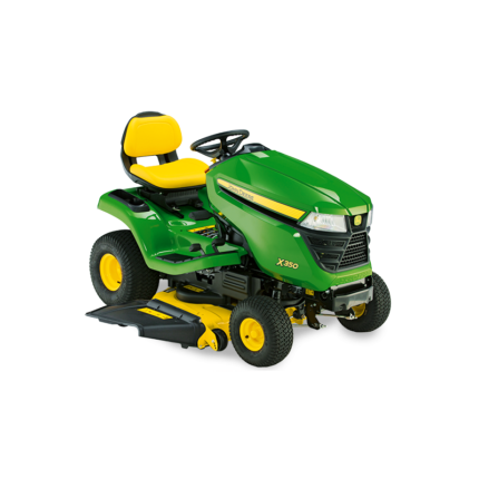 JOHN DEERE X350 Aufsitzmäher mit Seitenauswurf